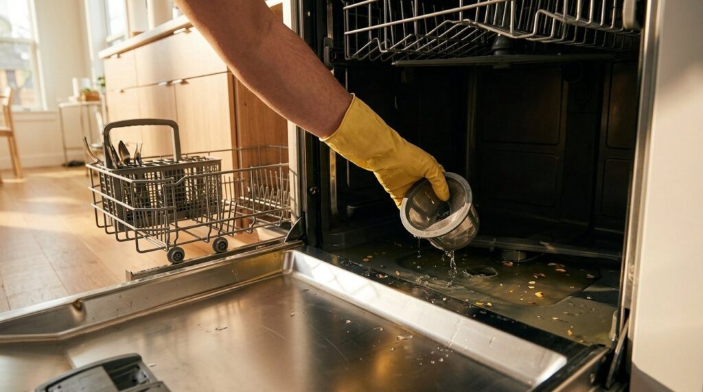 Dishwasher Not Draining? Causes and Step-by-Step Fixes