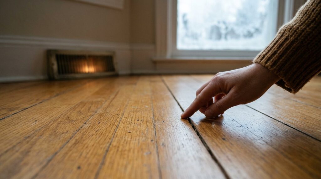 Gaps in Hardwood Floors in Winter: Normal or a Problem?