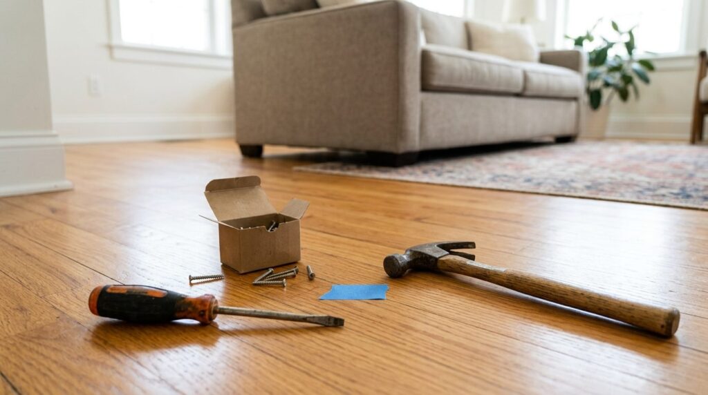 How to Fix Squeaky Floors (From Above and Below)