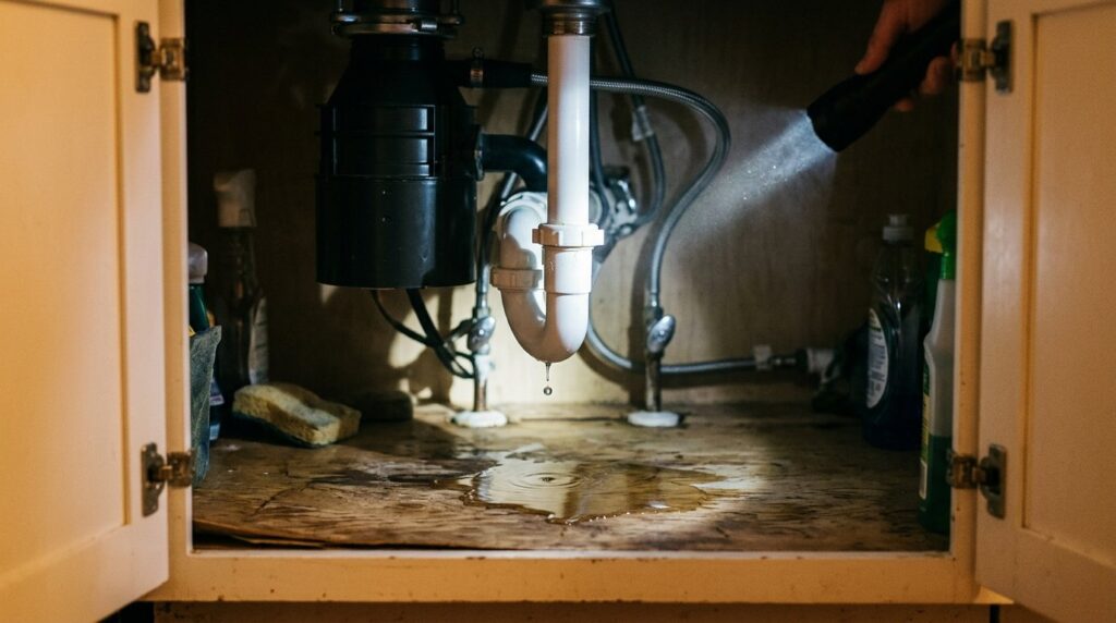 Leak Under Kitchen Sink? How to Find and Fix the Source