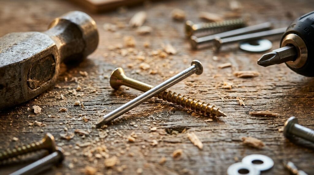 Screws vs Nails: Which Is Stronger and When to Use Each